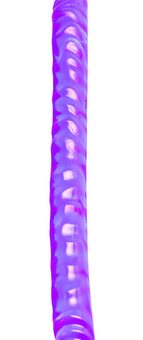 Translucence Slim Jim Duo Double Dong 17.5 Inch - Purple