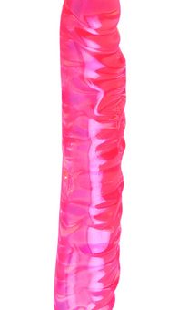 Translucence 12 inch veined double dildo