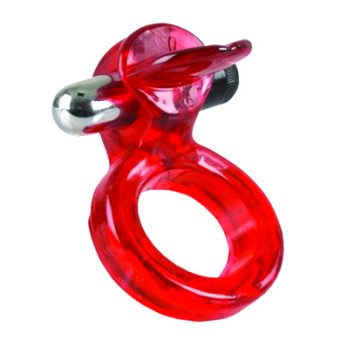 Clit Flicker With Wireless Stimulator - Red