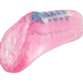 Sexflesh Pink Beaded Pussy Stroker