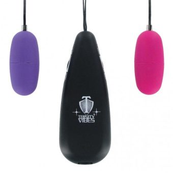 Trinity Velvafeel Fuschian Twin Bullet Vibrators