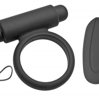 Incite 10 Mode Remote Control Cock Ring Black