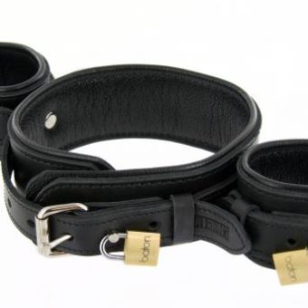 Strict Leather Wrist To Neck Restraint