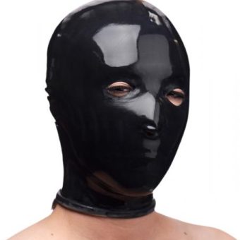 Rubber Slave Hood Black Bulk