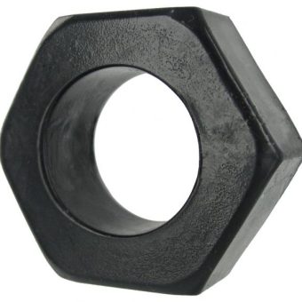 Hexnut Cock Ring Black