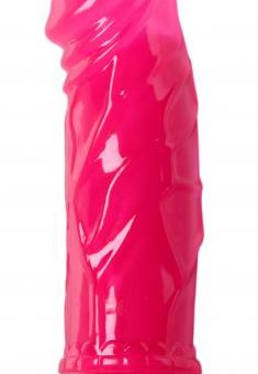 Pink Vibrating 6.75 Inches Jelly Dong Bulk