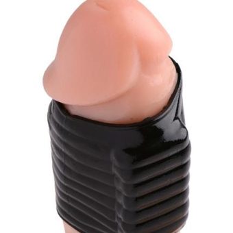 Vibrating Jack Off Sleeve Black