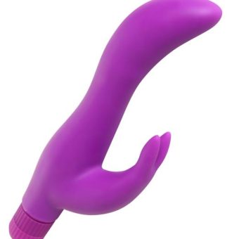 Purple Slim Silicone Rabbit Vibe