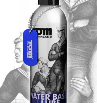 Tom Of Finland Water Based Lube 8oz
