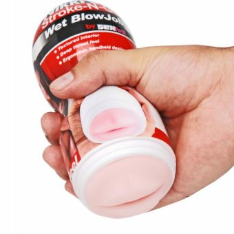 Nikki's Stroke N Go Wet Blowjob  Stroker
