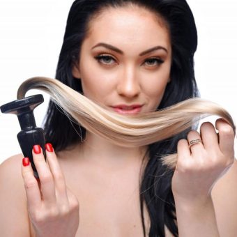 Tailz Pony Tail Blonde Anal Plug Black
