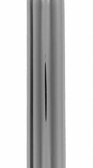 Trinity 7-inch Slim Silver Vibrator