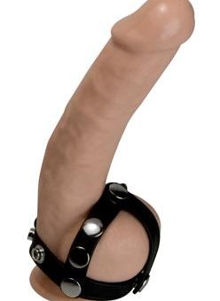 Strict Leather Snap-on Cock And Ball Harness