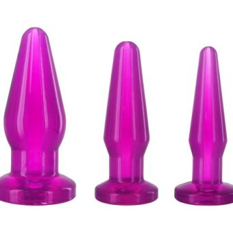 Fill-er-up Butt Plug Kit Purple