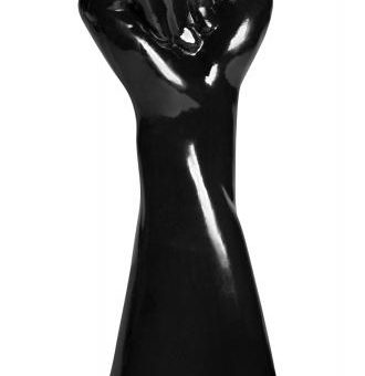 Rise Up Black Pvc Fist