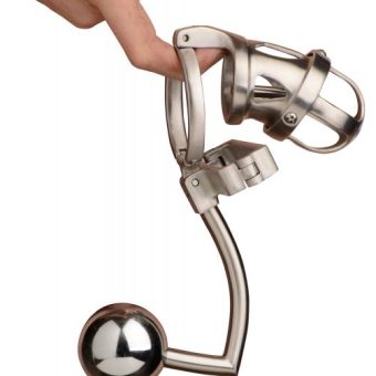 The Deluxe Extreme Chastity Cage With Accessories