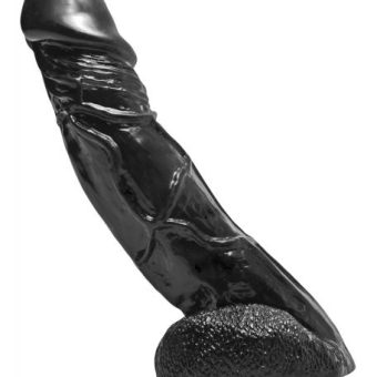 Ultra Veiny Black Mega Cock With Suction Cup Base