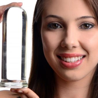 Prisms Pillar Large Cylinder Plug Clear