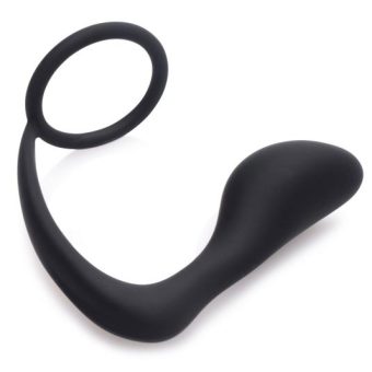 Explorer II Prostate Stimulator & Cock Ring Black