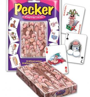 Ozze pecker playing cards