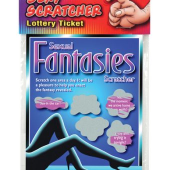 Sexual Fantasies Sexy Scratcher Lottery Ticket