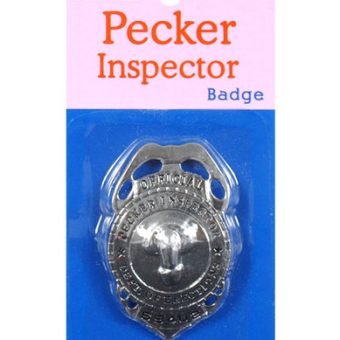 Pecker inspector badge