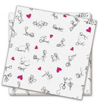 Dirty dishes position napkins - bag of 8