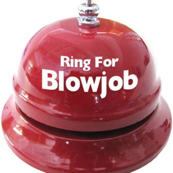 Ring for blow job table bell
