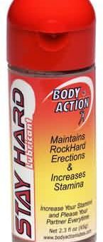 Body Action Stay Hard Lubricant 2.3oz
