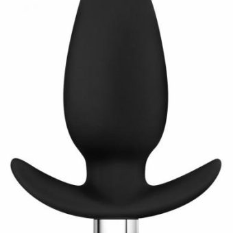 Luxe Little Thumper Black Vibrating Plug
