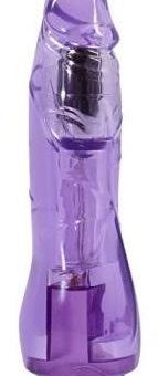 Fantasy Vibe 8.5 inches Vibrating Dildo Purple