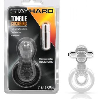 The Tongue Vibrating C Ring - Clear