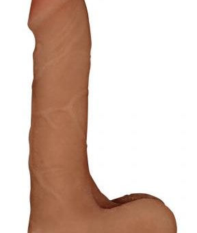 X5 Grinder Latin Realistic Dildo Brown