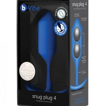 B Vibe Snug Plug 4 Navy (net)