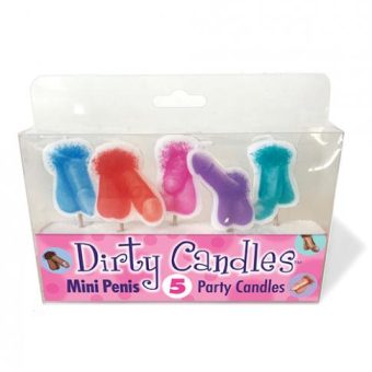 Dirty Penis Candles Set of 5