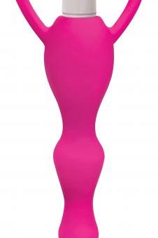 Gossip Rump Shaker Magenta Vibrating Anal Beads