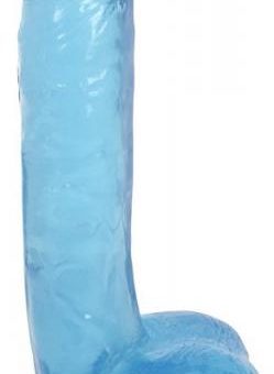 Lollicock 7 inches Slim Stick with Balls Berry Ice Blue