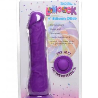 Lollicock 7in Silicone Dong Grape