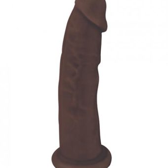 Fleshstixxx 7 inches Silicone Dildo No Balls Brown