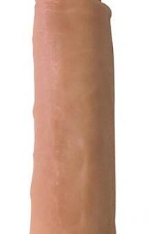Big Shot Vibrating Remote Control Silicone 8 inches Dong Beige