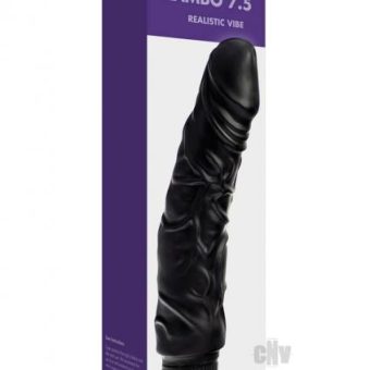 Kinx Rambo 7 Realistic Vibrator Black Os