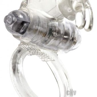 Classic Rabbit Cock Ring Clear Linx