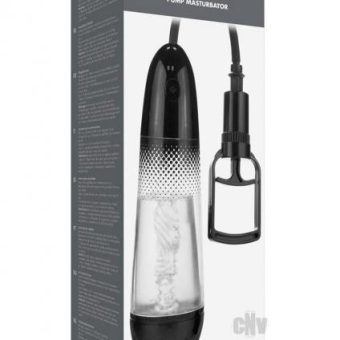 Linx Amplify Pump Masturbator Clr/blk