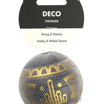 Linx Deco Stroker Ball Clear/black Os