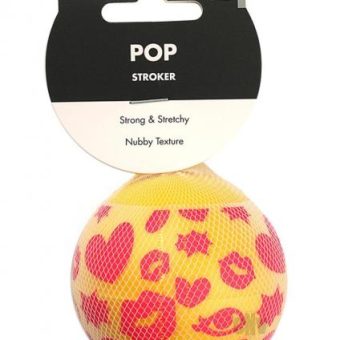 Linx Pop Stroker Ball Clear/yellow Os