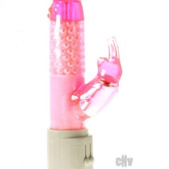 Powerslide Rabbit Vibrator Pink Minx