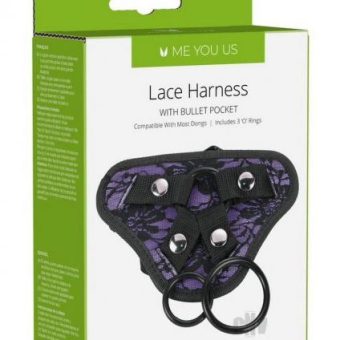 Me You Us Adjustable Harness Purple
