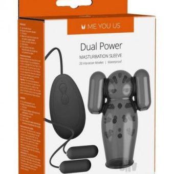 Me You Us Dual Power Masturbate Sleeve