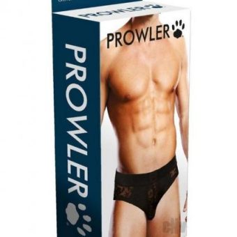 Prowler Black Lace Open Brief Xxl