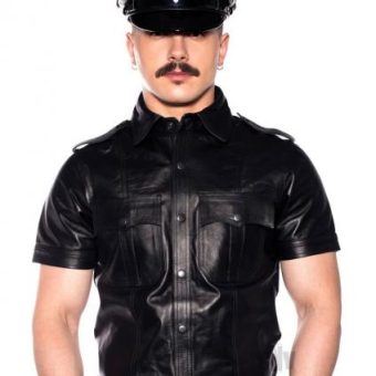 Prowler Red Police Shirt Blk Md